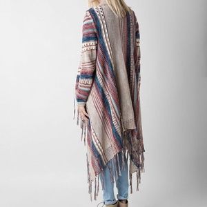 LIKE NEW Buckle Paper Crane Striped Cardigan Sweater - Size XS